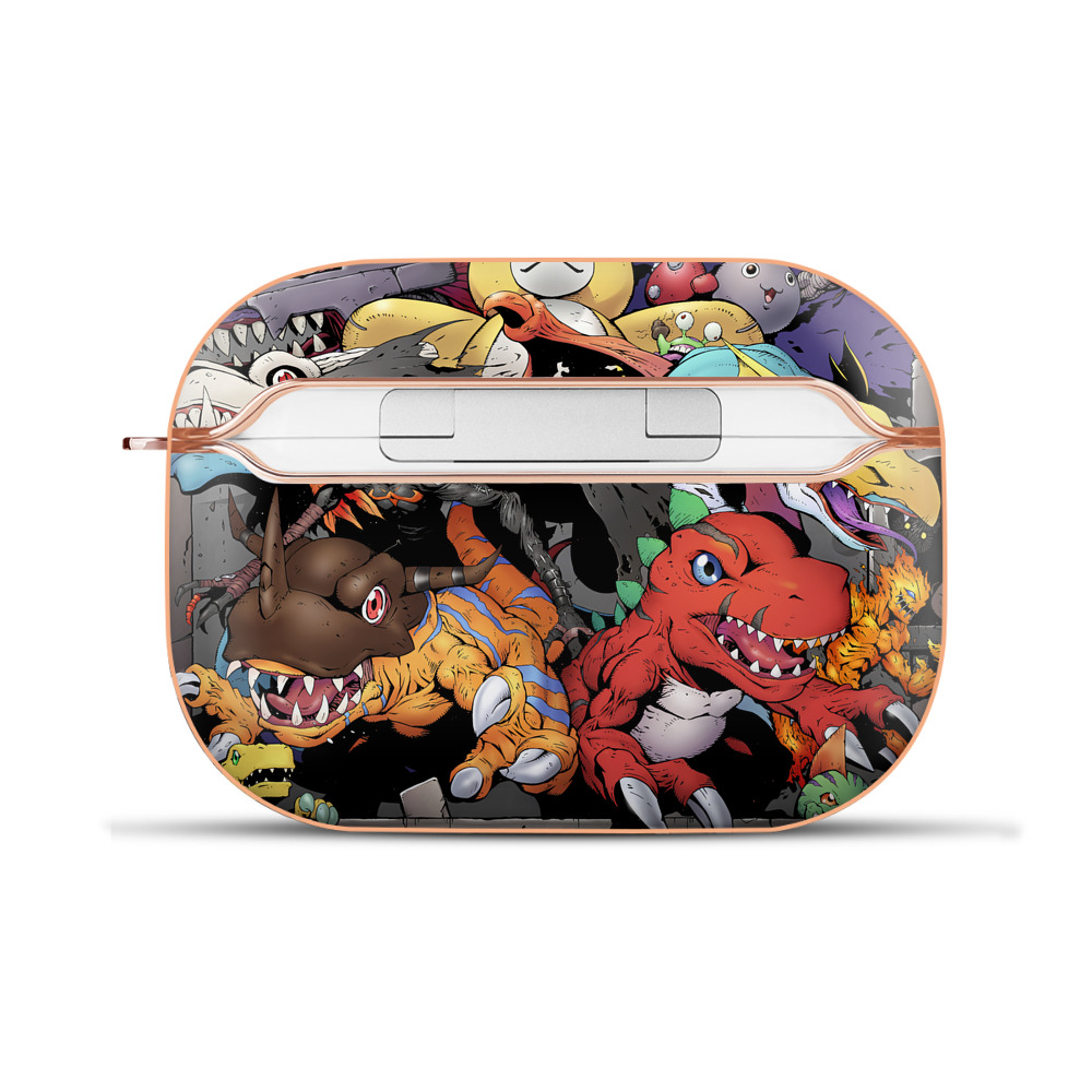 （画像用） Digimon デジタルモンスター/デジモン 【AirPods Pro用】ハードシェル保護ケース｜耐衝撃・防指紋・カラビナ付き商品仕様