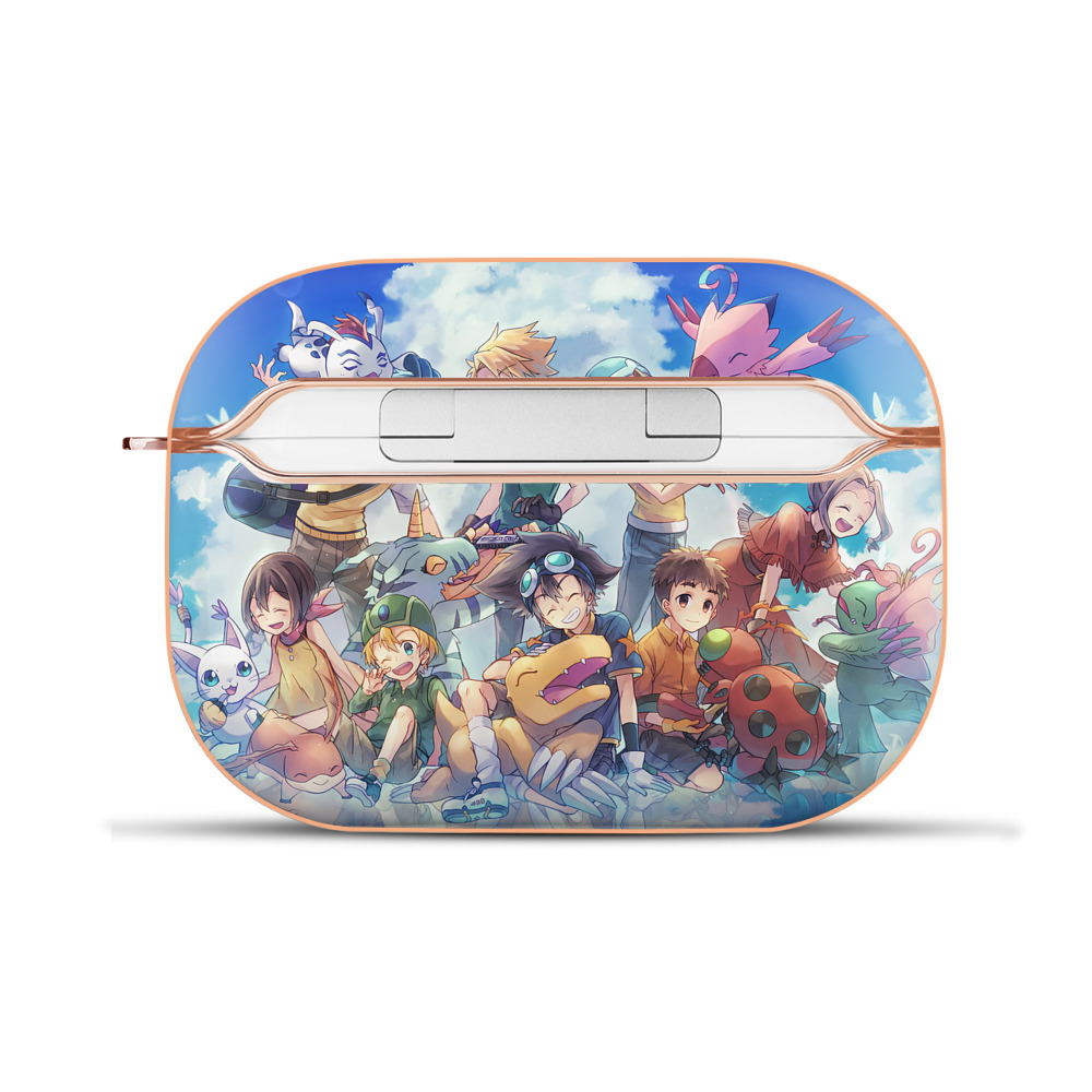 （画像用） Digimon デジタルモンスター/デジモン 【AirPods Pro用】ハードシェル保護ケース｜耐衝撃・防指紋・カラビナ付き商品仕様