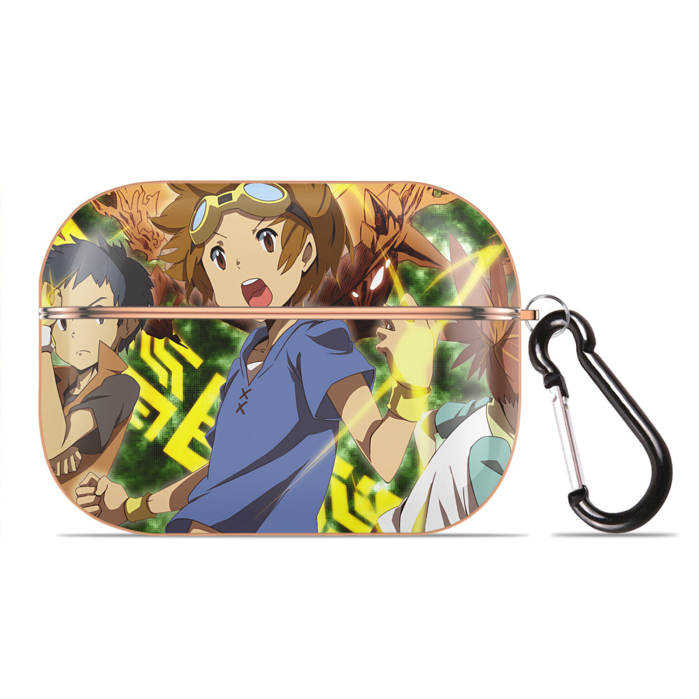 （画像用） Digimon デジタルモンスター/デジモン 【AirPods Pro用】ハードシェル保護ケース｜耐衝撃・防指紋・カラビナ付き商品仕様
