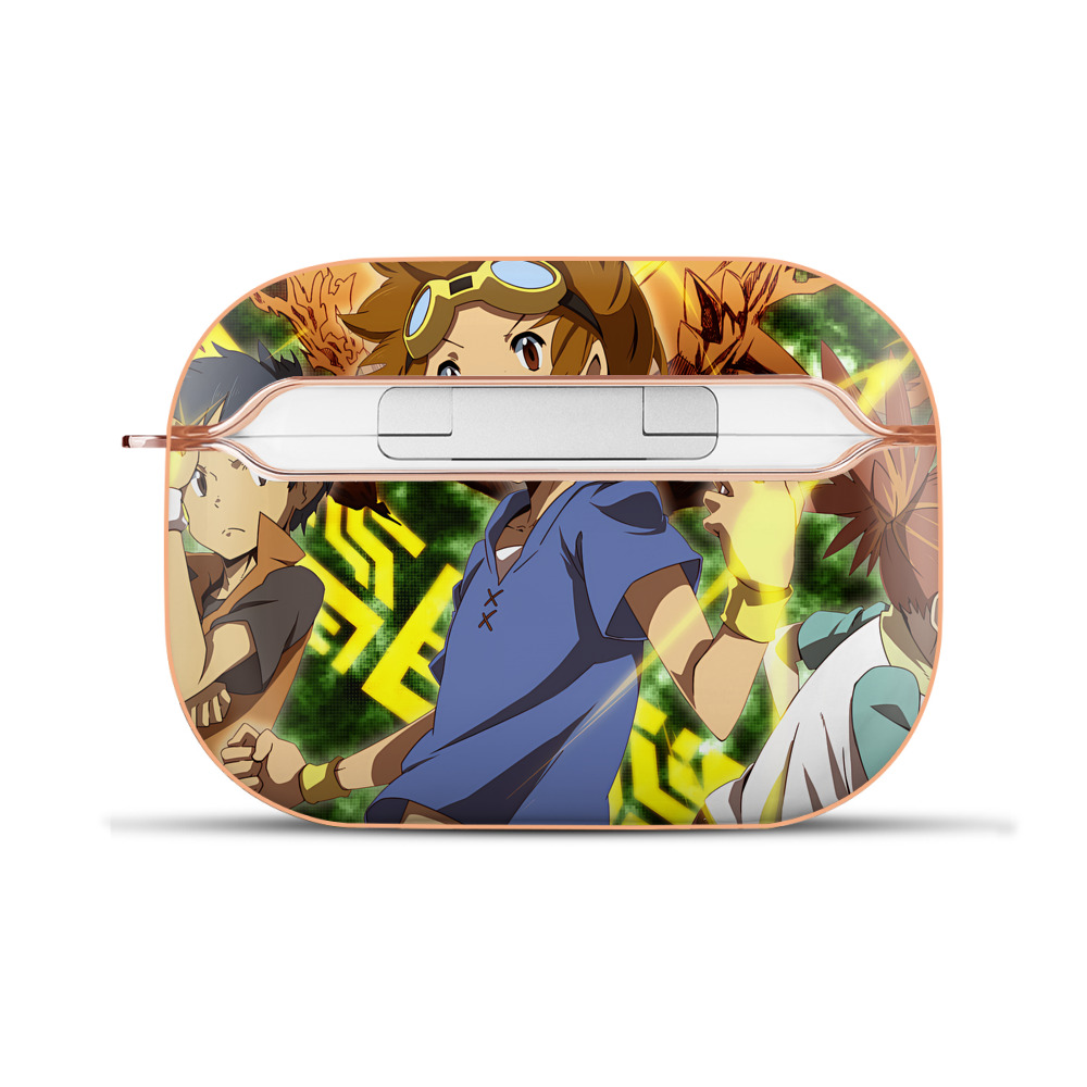 （画像用） Digimon デジタルモンスター/デジモン 【AirPods Pro用】ハードシェル保護ケース｜耐衝撃・防指紋・カラビナ付き商品仕様