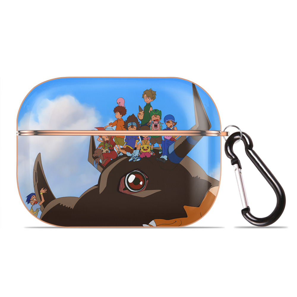 （画像用） Digimon デジタルモンスター/デジモン 【AirPods Pro用】ハードシェル保護ケース｜耐衝撃・防指紋・カラビナ付き商品仕様