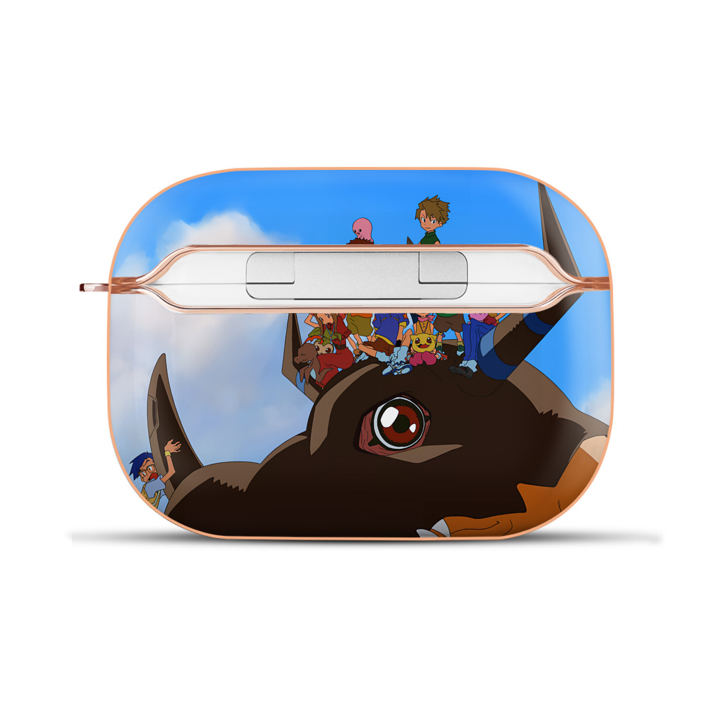 （画像用） Digimon デジタルモンスター/デジモン 【AirPods Pro用】ハードシェル保護ケース｜耐衝撃・防指紋・カラビナ付き商品仕様