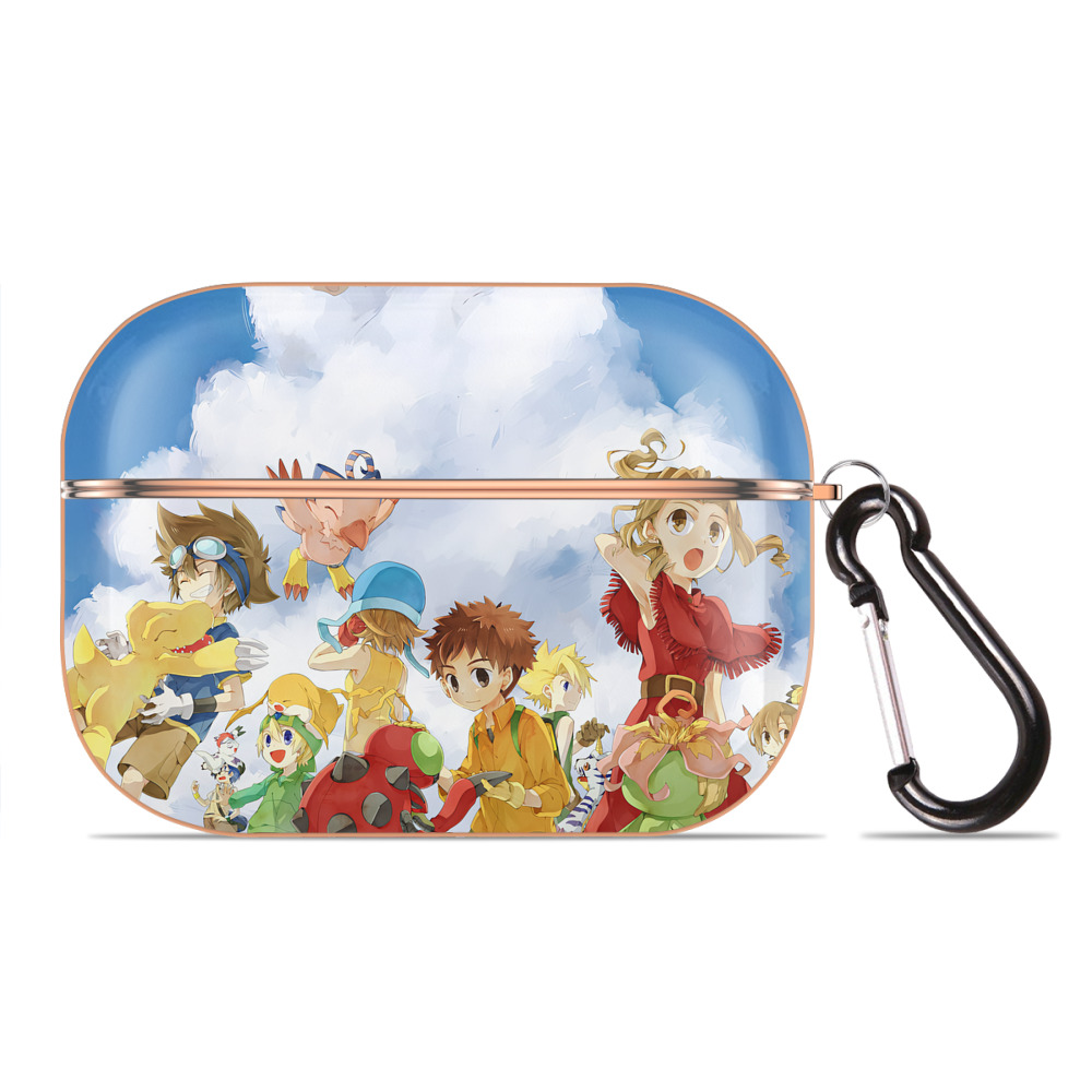 （画像用） Digimon デジタルモンスター/デジモン 【AirPods Pro用】ハードシェル保護ケース｜耐衝撃・防指紋・カラビナ付き商品仕様