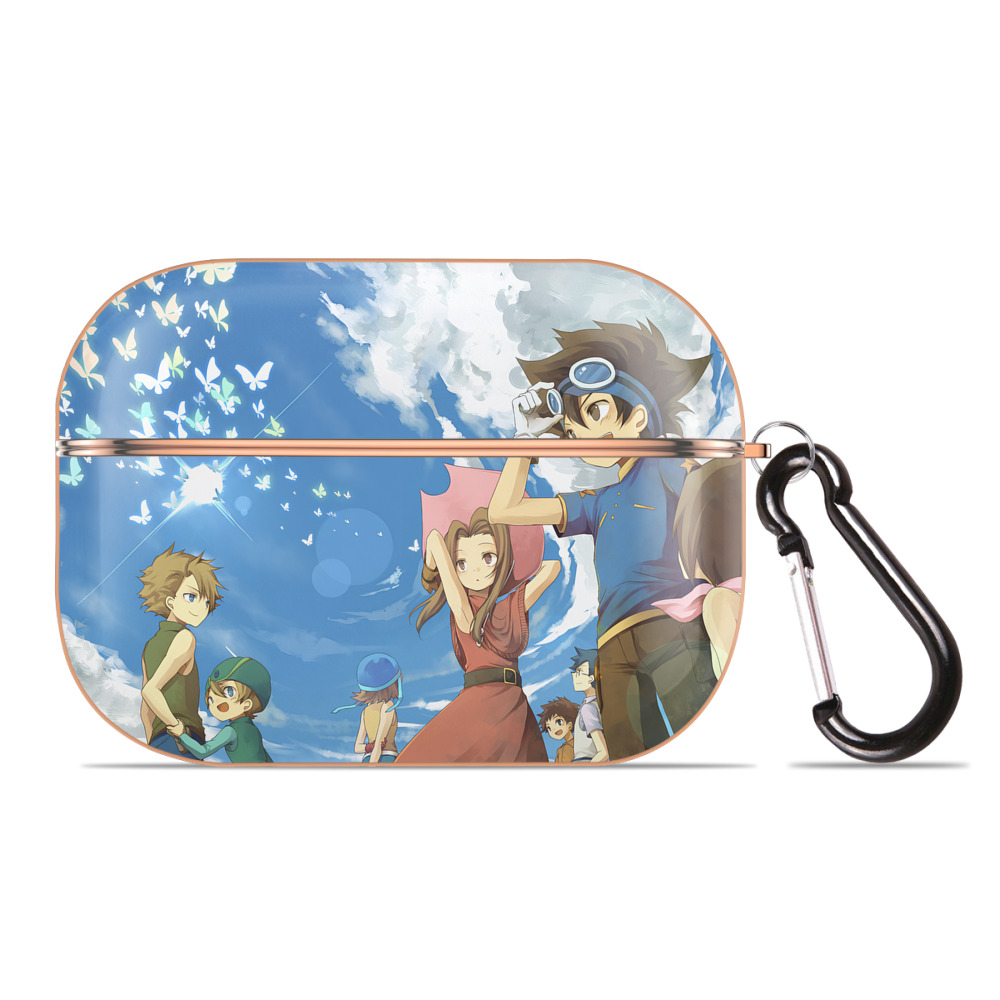 （画像用） Digimon デジタルモンスター/デジモン 【AirPods Pro用】ハードシェル保護ケース｜耐衝撃・防指紋・カラビナ付き商品仕様