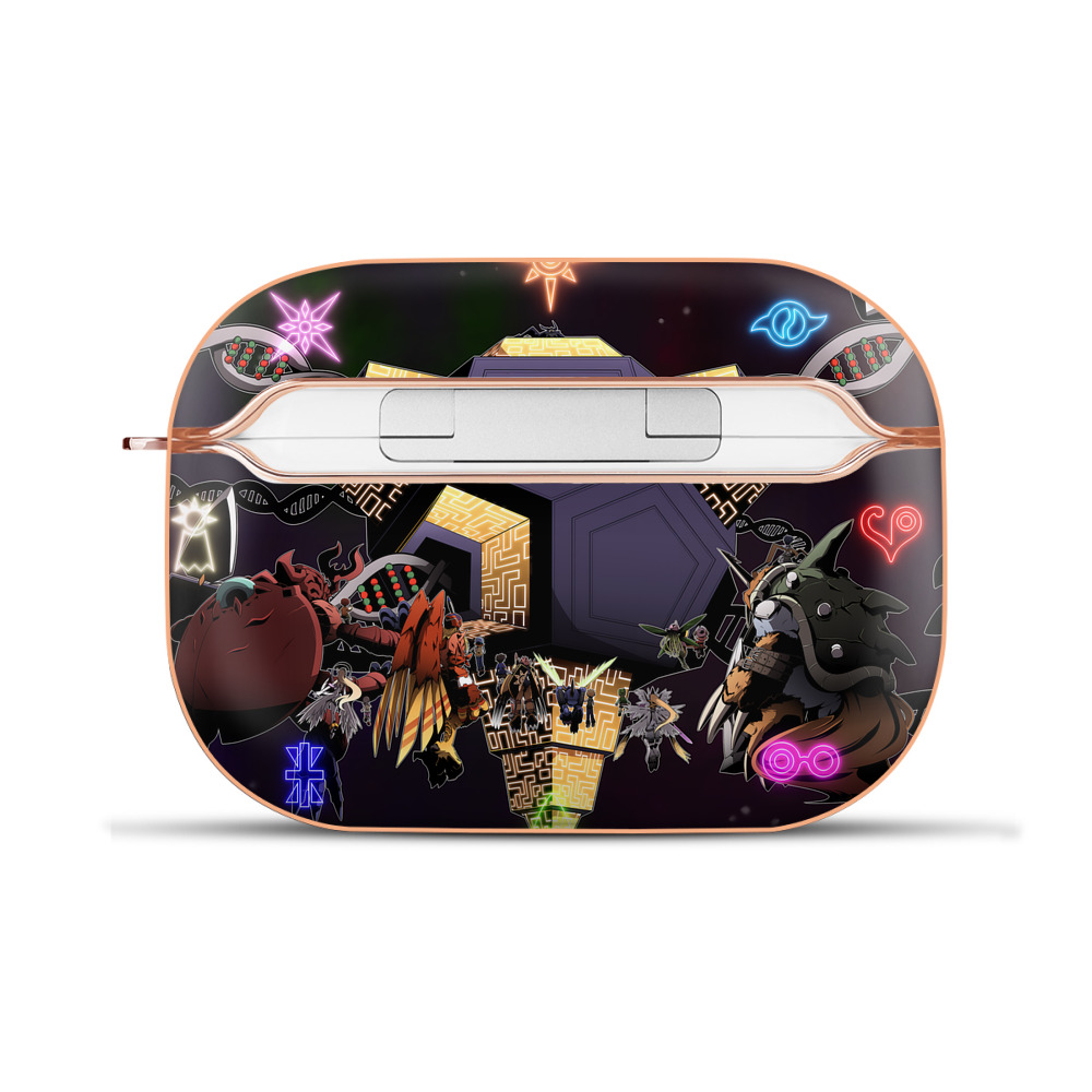 （画像用） Digimon デジタルモンスター/デジモン 【AirPods Pro用】ハードシェル保護ケース｜耐衝撃・防指紋・カラビナ付き商品仕様