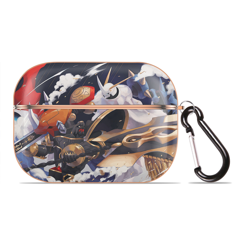 （画像用） Digimon デジタルモンスター/デジモン 【AirPods Pro用】ハードシェル保護ケース｜耐衝撃・防指紋・カラビナ付き商品仕様