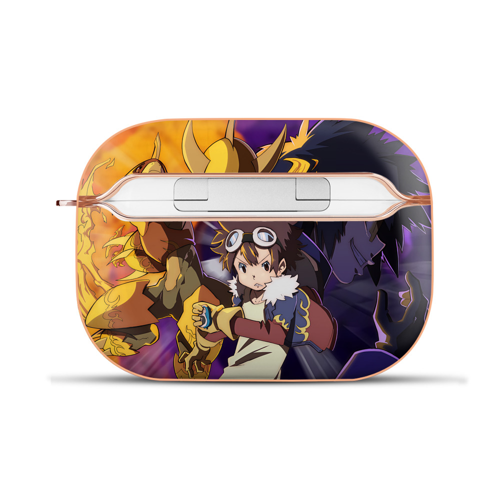（画像用） Digimon デジタルモンスター/デジモン 【AirPods Pro用】ハードシェル保護ケース｜耐衝撃・防指紋・カラビナ付き商品仕様