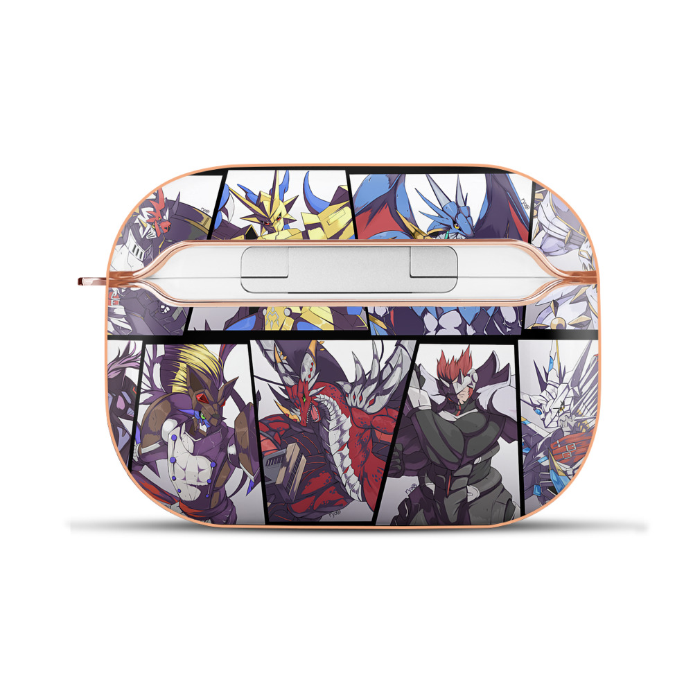 （画像用） Digimon デジタルモンスター/デジモン 【AirPods Pro用】ハードシェル保護ケース｜耐衝撃・防指紋・カラビナ付き商品仕様