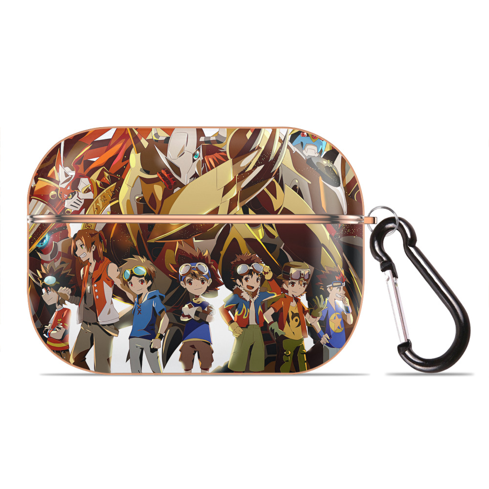 （画像用） Digimon デジタルモンスター/デジモン 【AirPods Pro用】ハードシェル保護ケース｜耐衝撃・防指紋・カラビナ付き商品仕様