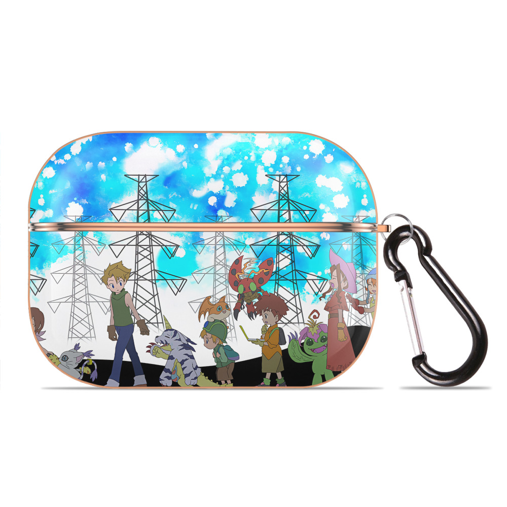 （画像用） Digimon デジタルモンスター/デジモン 【AirPods Pro用】ハードシェル保護ケース｜耐衝撃・防指紋・カラビナ付き商品仕様