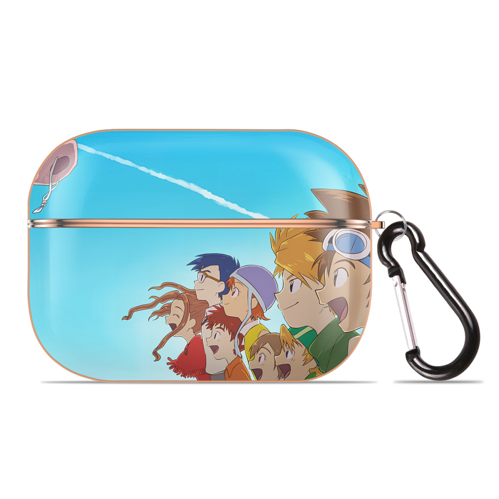 （画像用） Digimon デジタルモンスター/デジモン 【AirPods Pro用】ハードシェル保護ケース｜耐衝撃・防指紋・カラビナ付き商品仕様