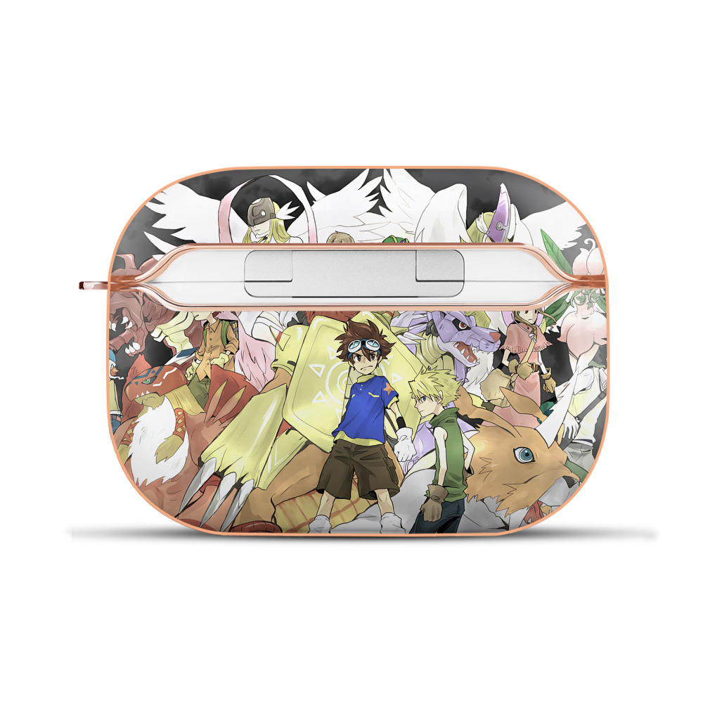 （画像用） Digimon デジタルモンスター/デジモン 【AirPods Pro用】ハードシェル保護ケース｜耐衝撃・防指紋・カラビナ付き商品仕様