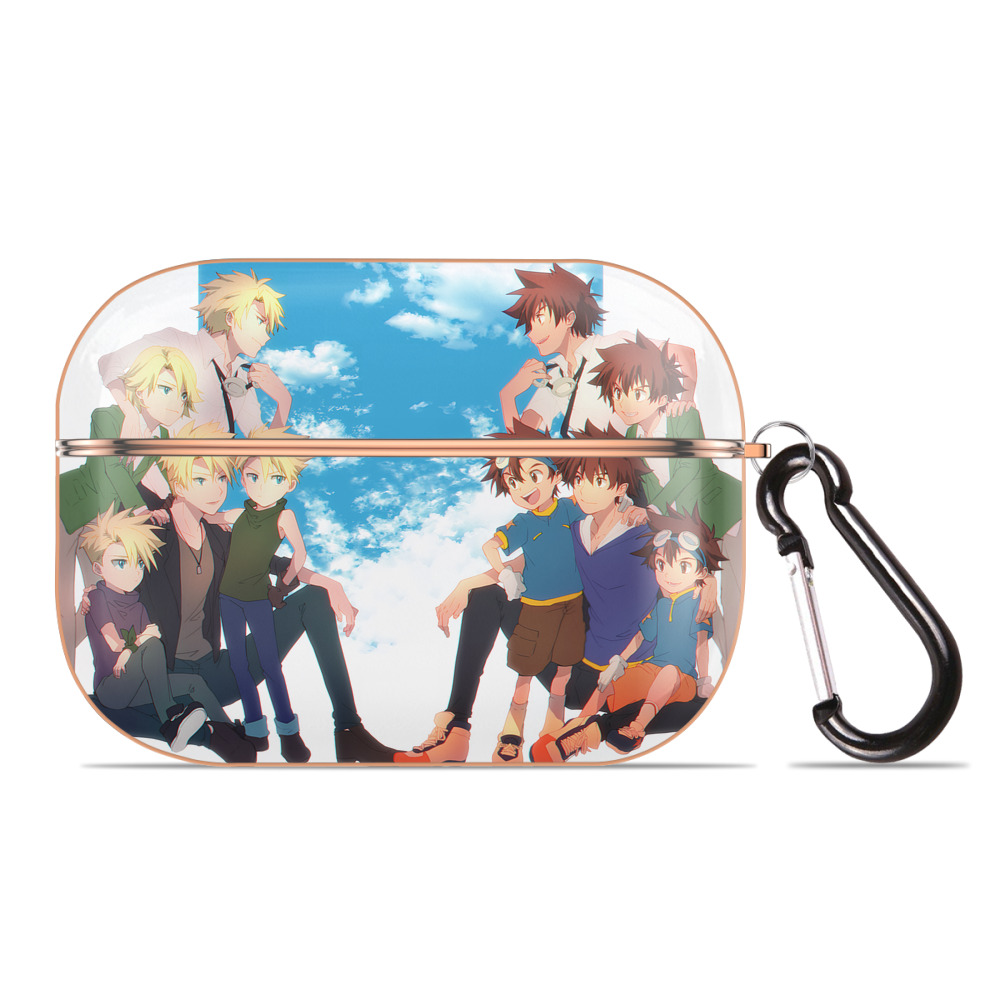（画像用） Digimon デジタルモンスター/デジモン 【AirPods Pro用】ハードシェル保護ケース｜耐衝撃・防指紋・カラビナ付き商品仕様
