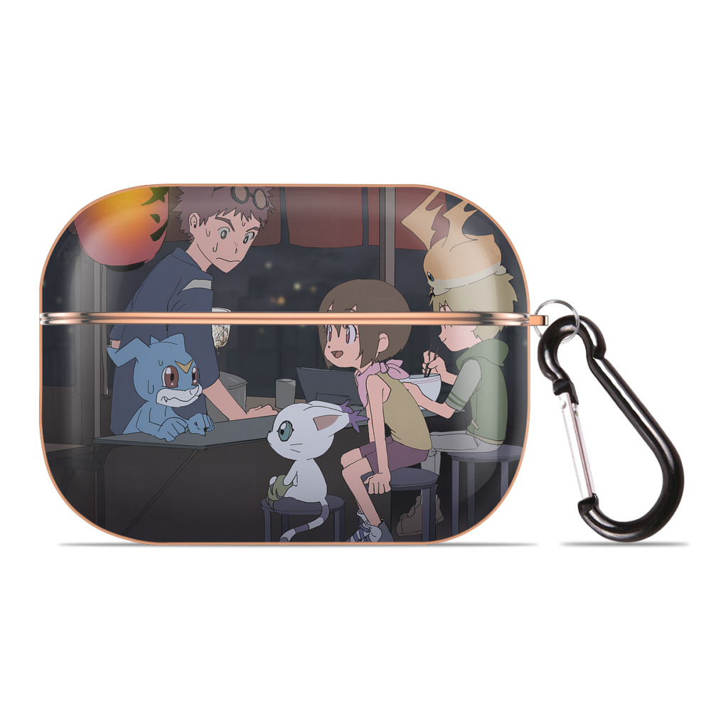 （画像用） Digimon デジタルモンスター/デジモン 【AirPods Pro用】ハードシェル保護ケース｜耐衝撃・防指紋・カラビナ付き商品仕様