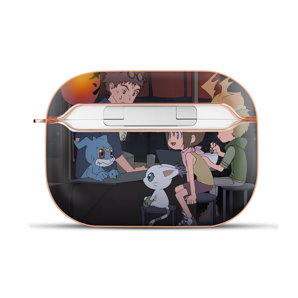 （画像用） Digimon デジタルモンスター/デジモン 【AirPods Pro用】ハードシェル保護ケース｜耐衝撃・防指紋・カラビナ付き商品仕様