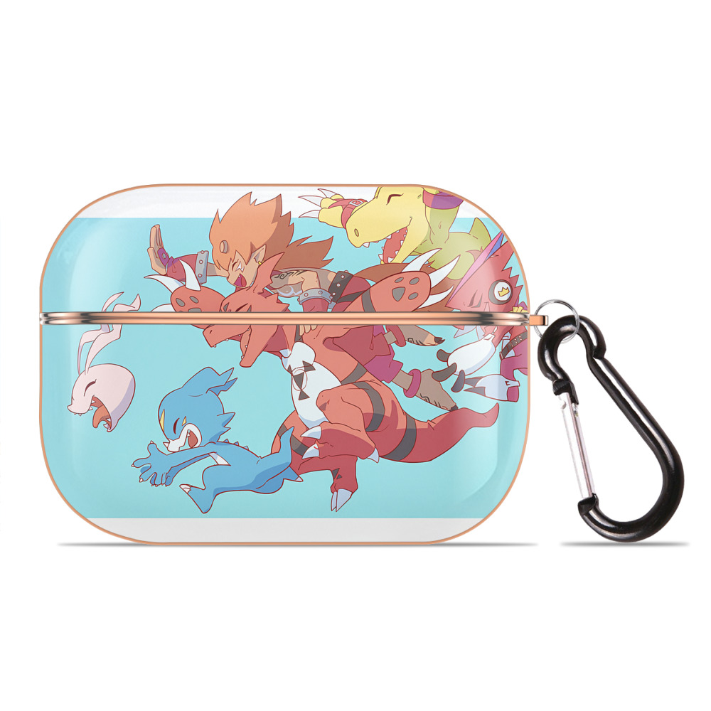 （画像用） Digimon デジタルモンスター/デジモン 【AirPods Pro用】ハードシェル保護ケース｜耐衝撃・防指紋・カラビナ付き商品仕様