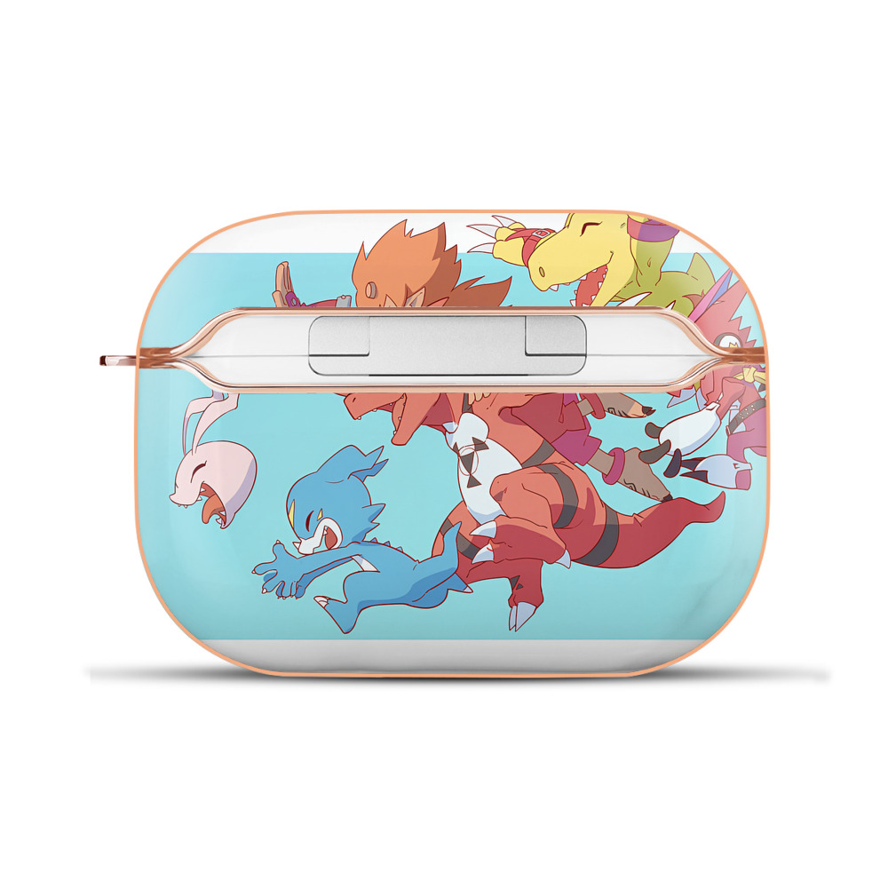 （画像用） Digimon デジタルモンスター/デジモン 【AirPods Pro用】ハードシェル保護ケース｜耐衝撃・防指紋・カラビナ付き商品仕様