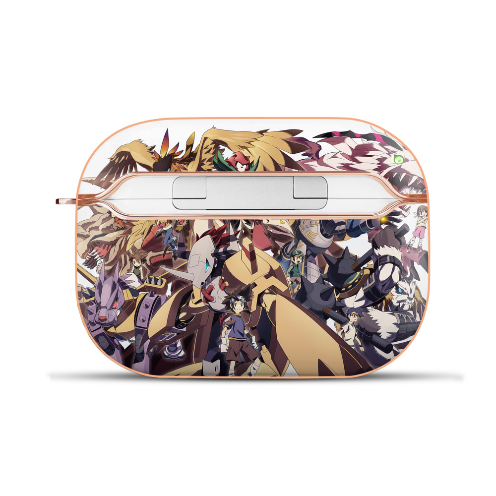 （画像用） Digimon デジタルモンスター/デジモン 【AirPods Pro用】ハードシェル保護ケース｜耐衝撃・防指紋・カラビナ付き商品仕様