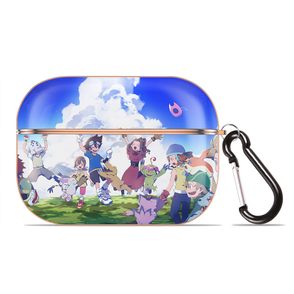 （画像用） Digimon デジタルモンスター/デジモン 【AirPods Pro用】ハードシェル保護ケース｜耐衝撃・防指紋・カラビナ付き商品仕様