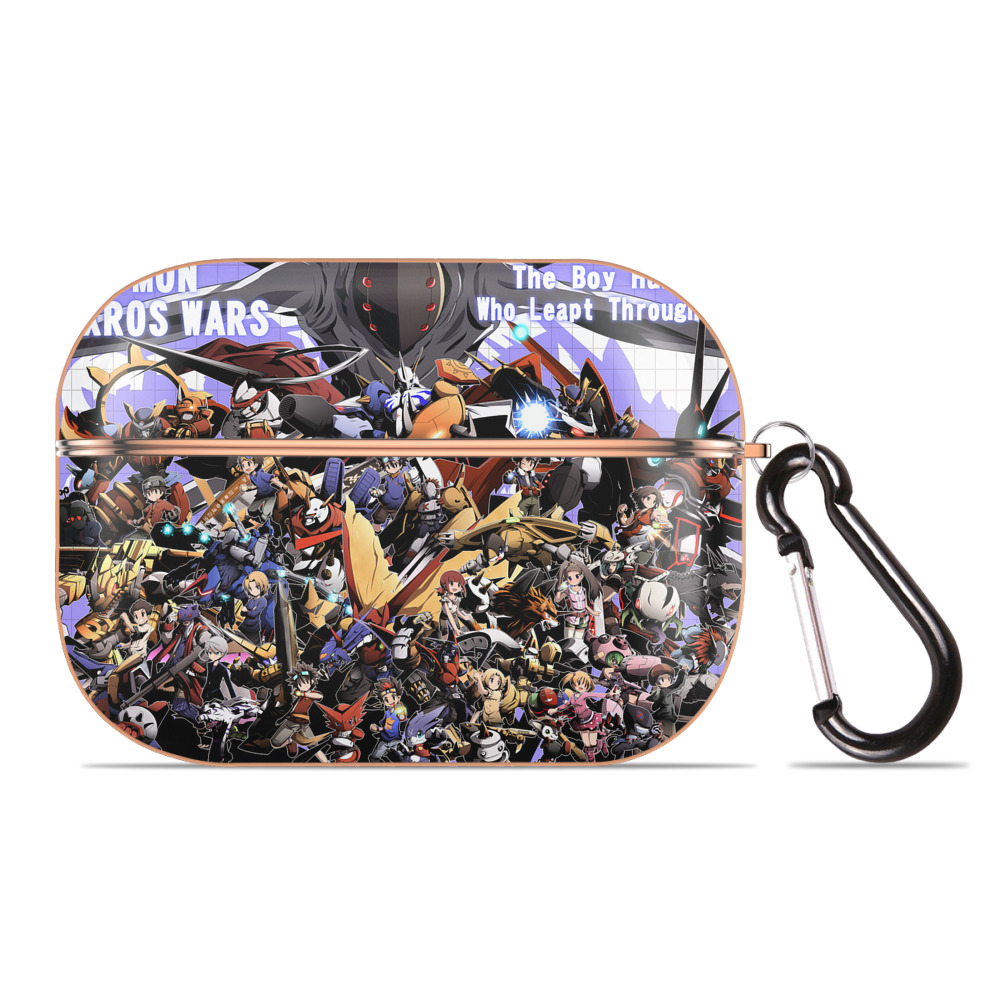 （画像用） Digimon デジタルモンスター/デジモン 【AirPods Pro用】ハードシェル保護ケース｜耐衝撃・防指紋・カラビナ付き商品仕様