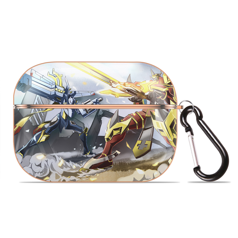（画像用） Digimon デジタルモンスター/デジモン 【AirPods Pro用】ハードシェル保護ケース｜耐衝撃・防指紋・カラビナ付き商品仕様