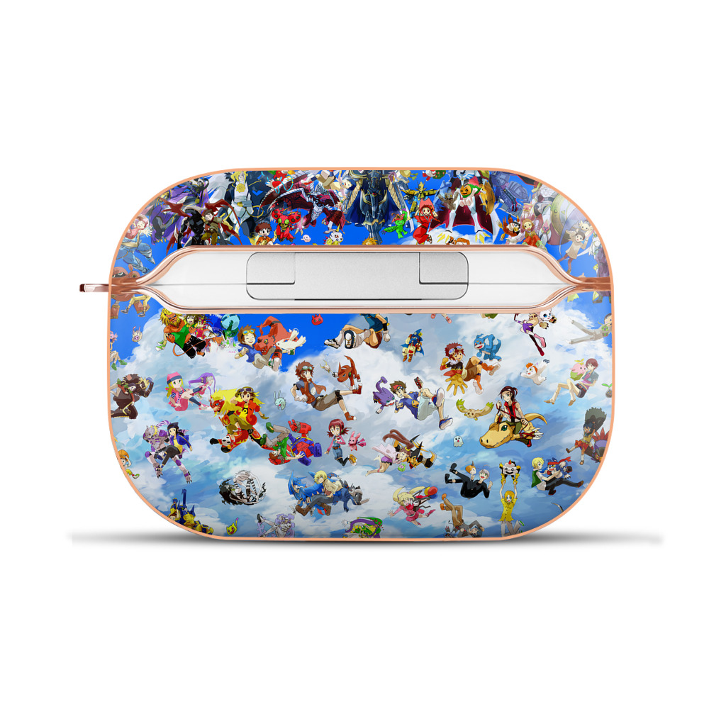 （画像用） Digimon デジタルモンスター/デジモン 【AirPods Pro用】ハードシェル保護ケース｜耐衝撃・防指紋・カラビナ付き商品仕様