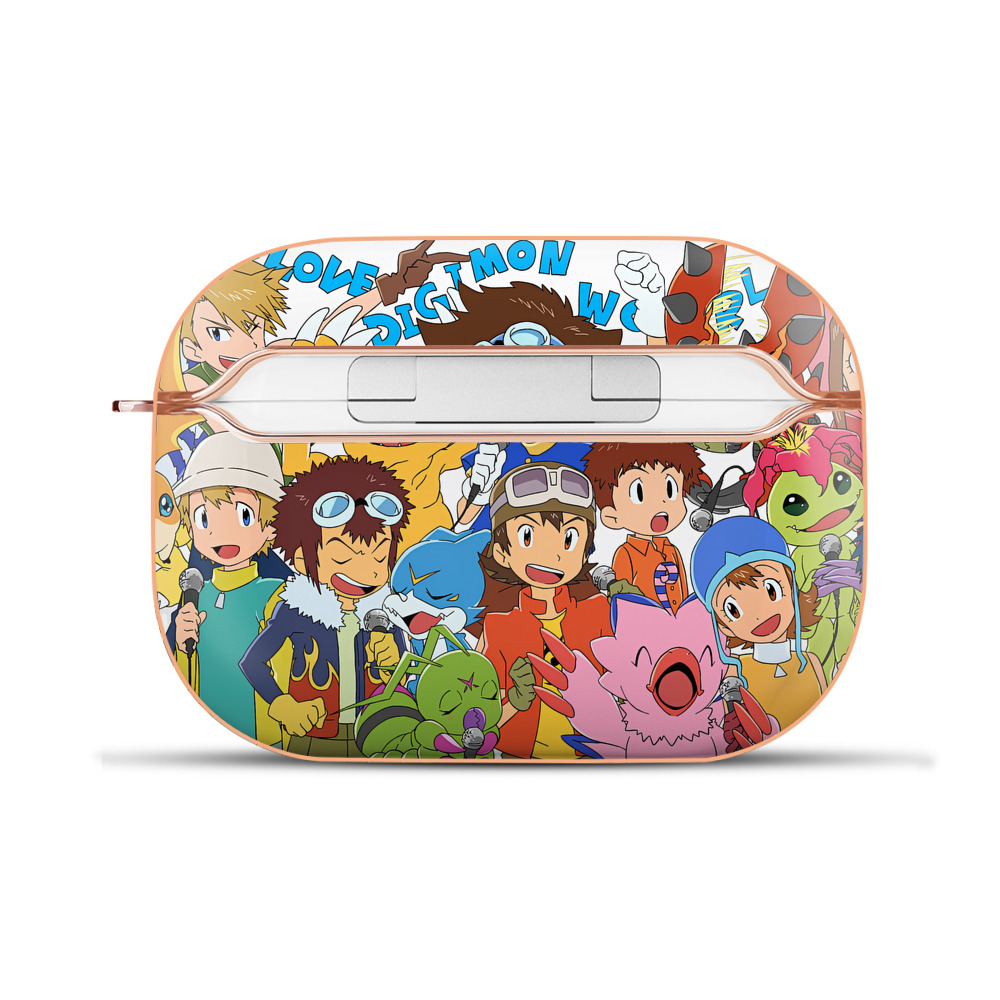 （画像用） Digimon デジタルモンスター/デジモン 【AirPods Pro用】ハードシェル保護ケース｜耐衝撃・防指紋・カラビナ付き商品仕様