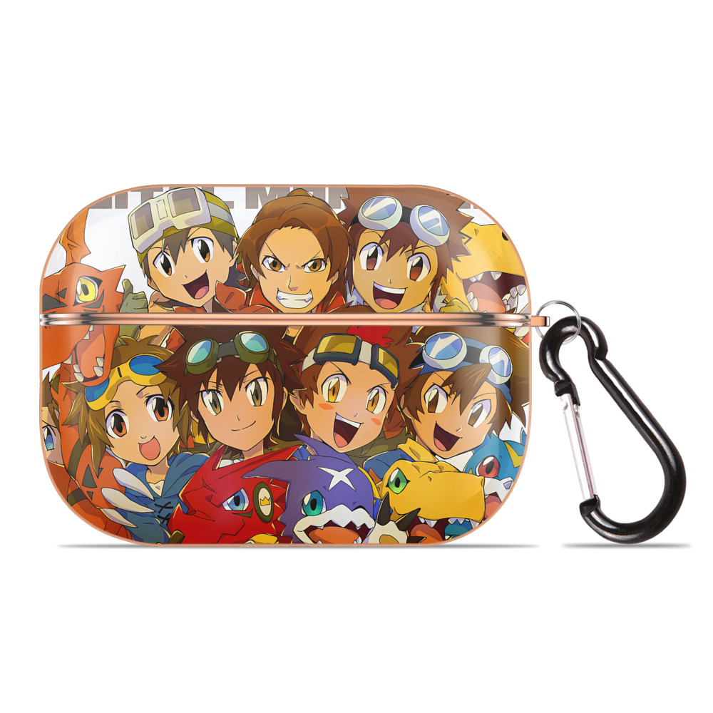 （画像用） Digimon デジタルモンスター/デジモン 【AirPods Pro用】ハードシェル保護ケース｜耐衝撃・防指紋・カラビナ付き商品仕様