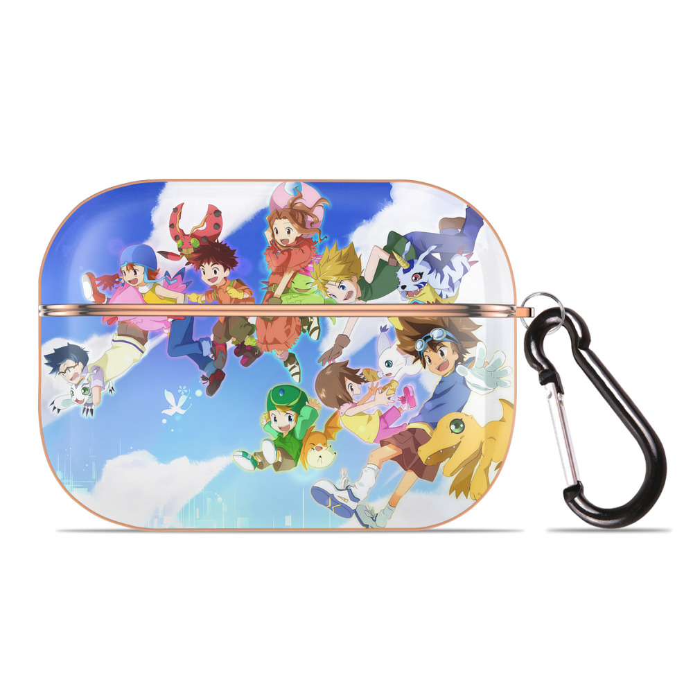 （画像用） Digimon デジタルモンスター/デジモン 【AirPods Pro用】ハードシェル保護ケース｜耐衝撃・防指紋・カラビナ付き商品仕様