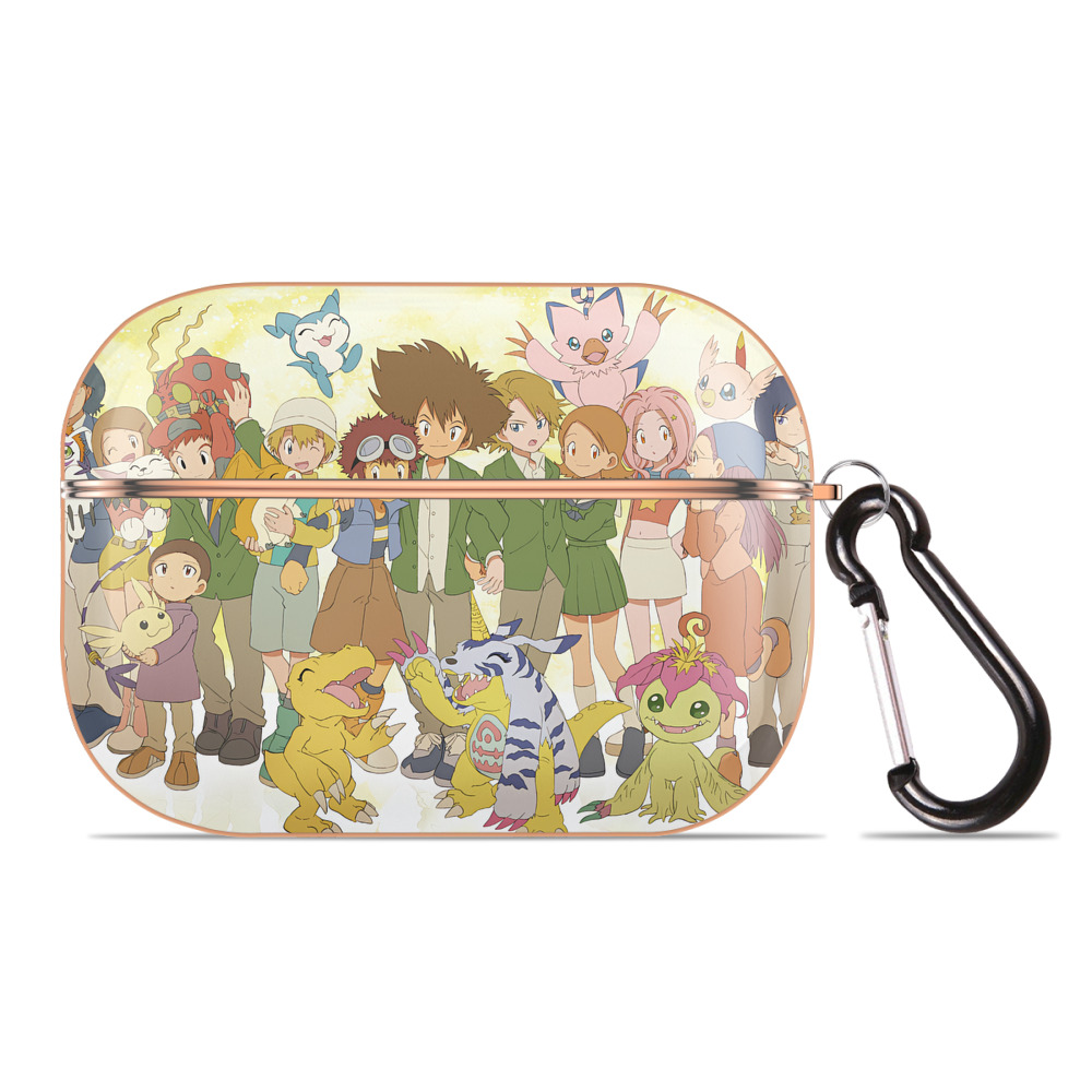 （画像用） Digimon デジタルモンスター/デジモン 【AirPods Pro用】ハードシェル保護ケース｜耐衝撃・防指紋・カラビナ付き商品仕様
