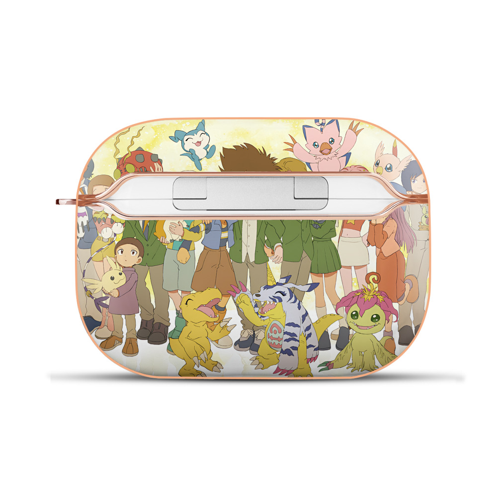 （画像用） Digimon デジタルモンスター/デジモン 【AirPods Pro用】ハードシェル保護ケース｜耐衝撃・防指紋・カラビナ付き商品仕様