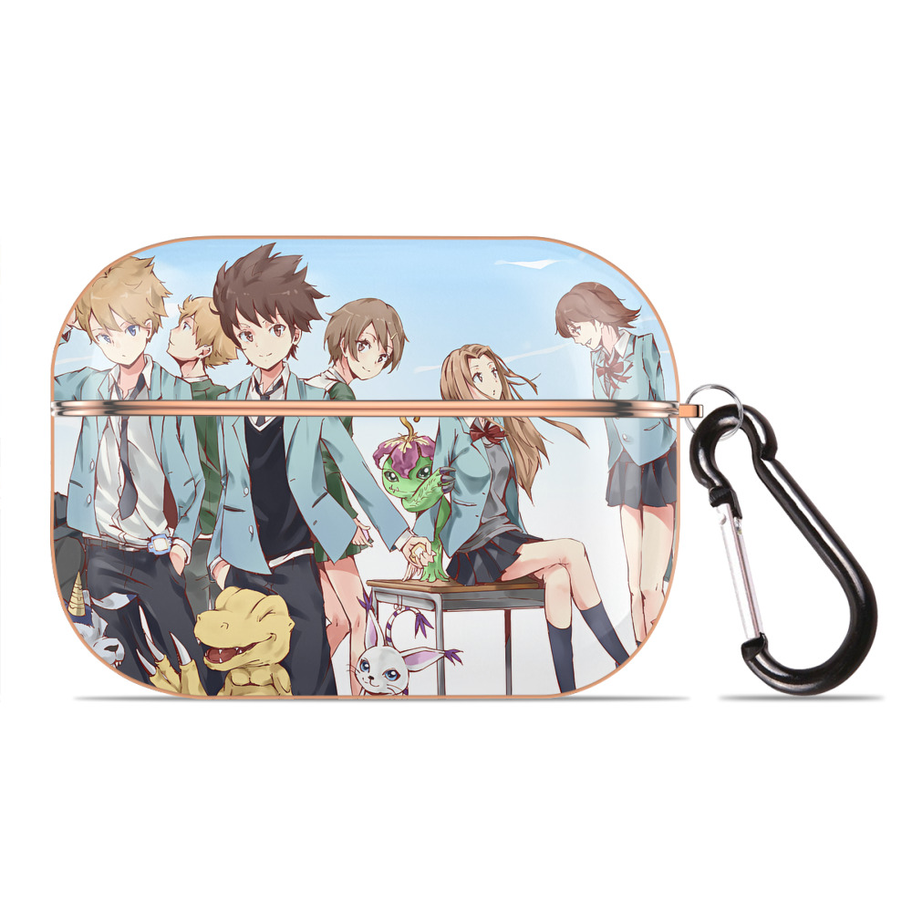 （画像用） Digimon デジタルモンスター/デジモン 【AirPods Pro用】ハードシェル保護ケース｜耐衝撃・防指紋・カラビナ付き商品仕様