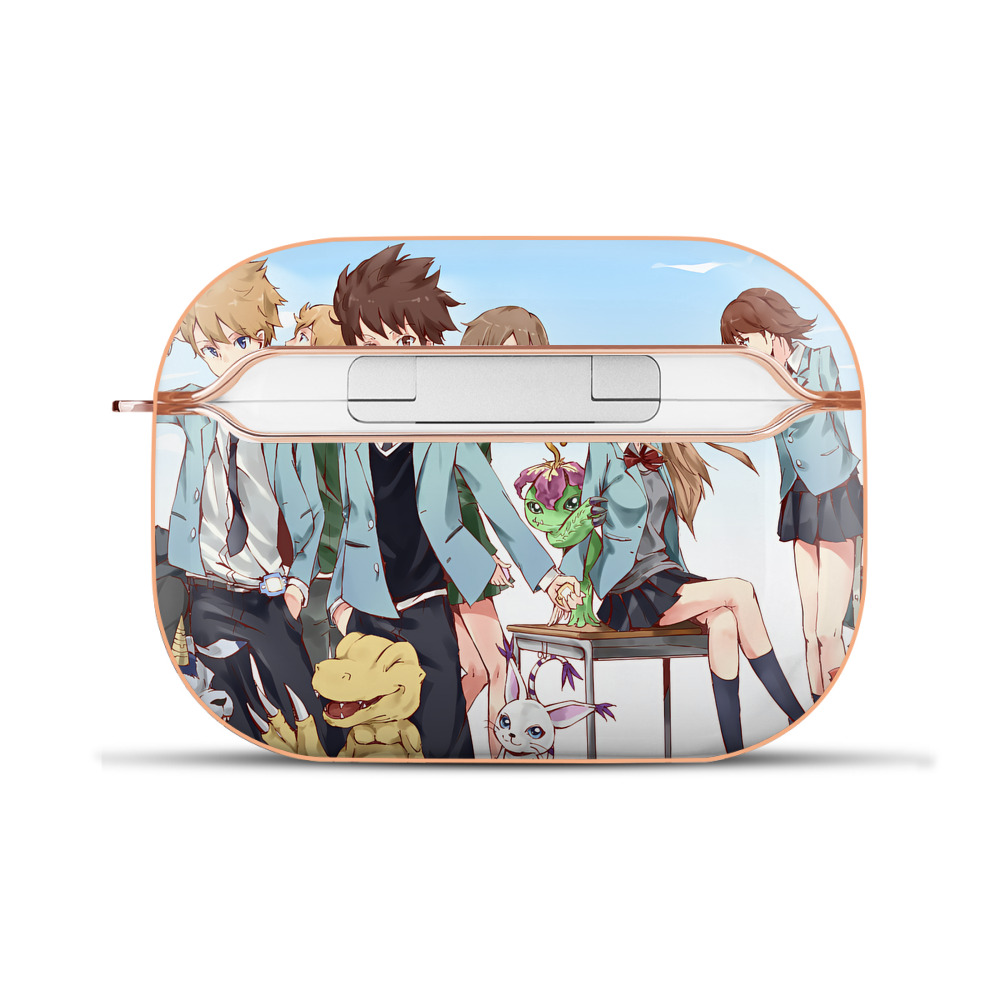 （画像用） Digimon デジタルモンスター/デジモン 【AirPods Pro用】ハードシェル保護ケース｜耐衝撃・防指紋・カラビナ付き商品仕様