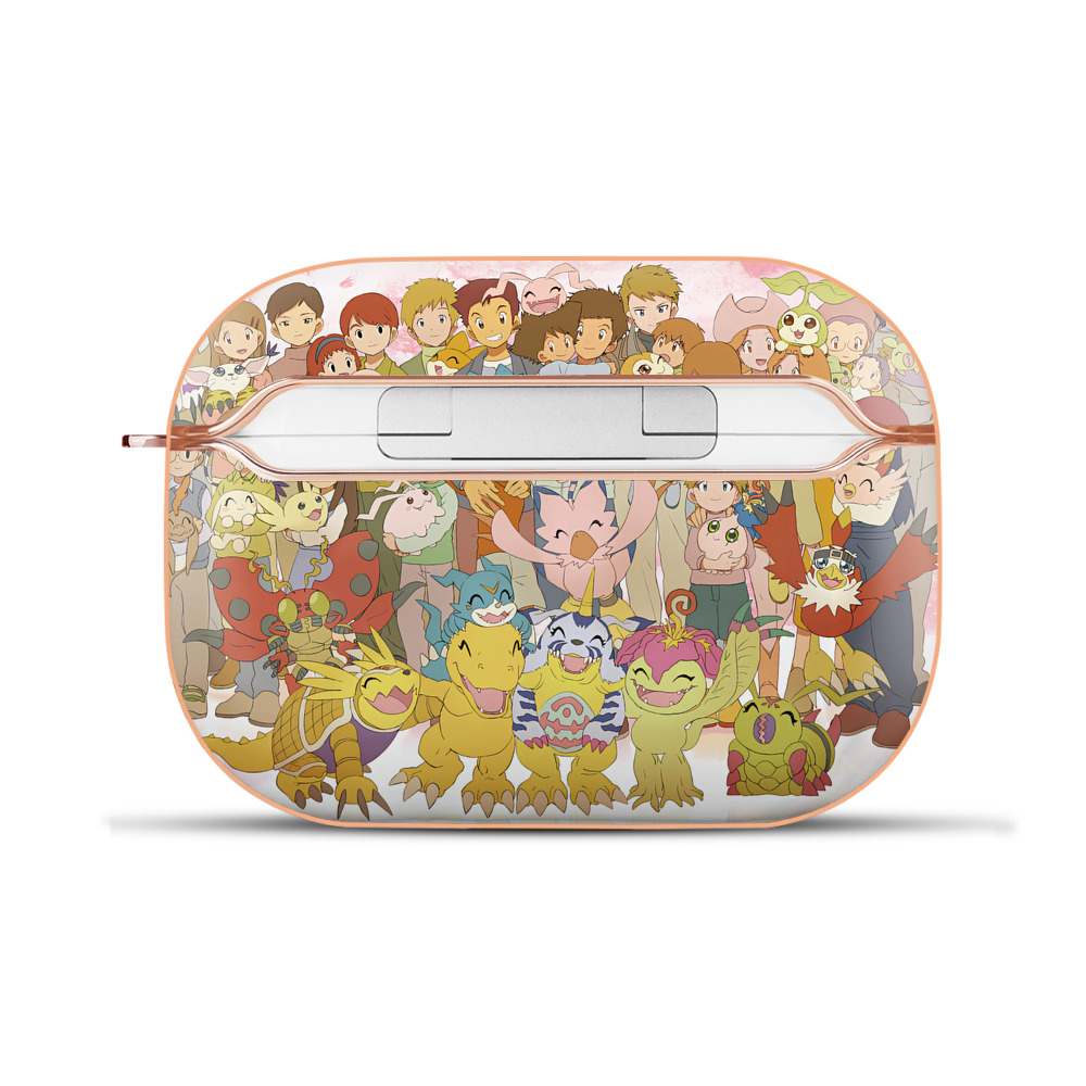 （画像用） Digimon デジタルモンスター/デジモン 【AirPods Pro用】ハードシェル保護ケース｜耐衝撃・防指紋・カラビナ付き商品仕様