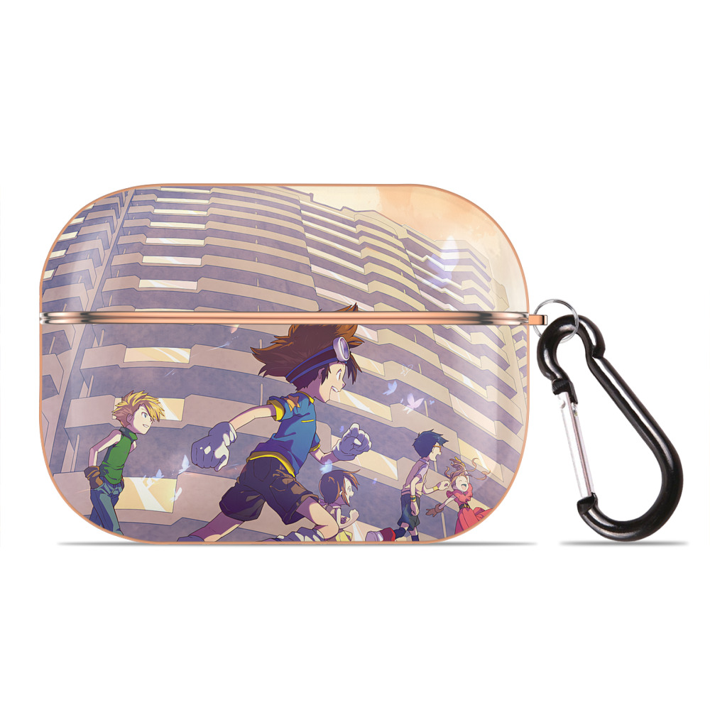 （画像用） Digimon デジタルモンスター/デジモン 【AirPods Pro用】ハードシェル保護ケース｜耐衝撃・防指紋・カラビナ付き商品仕様
