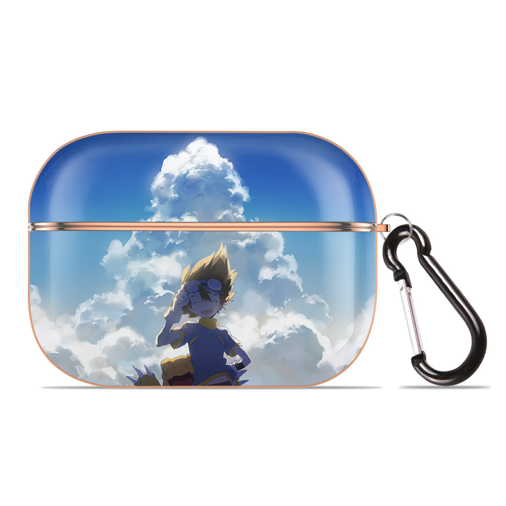 （画像用） Digimon デジタルモンスター/デジモン 【AirPods Pro用】ハードシェル保護ケース｜耐衝撃・防指紋・カラビナ付き商品仕様