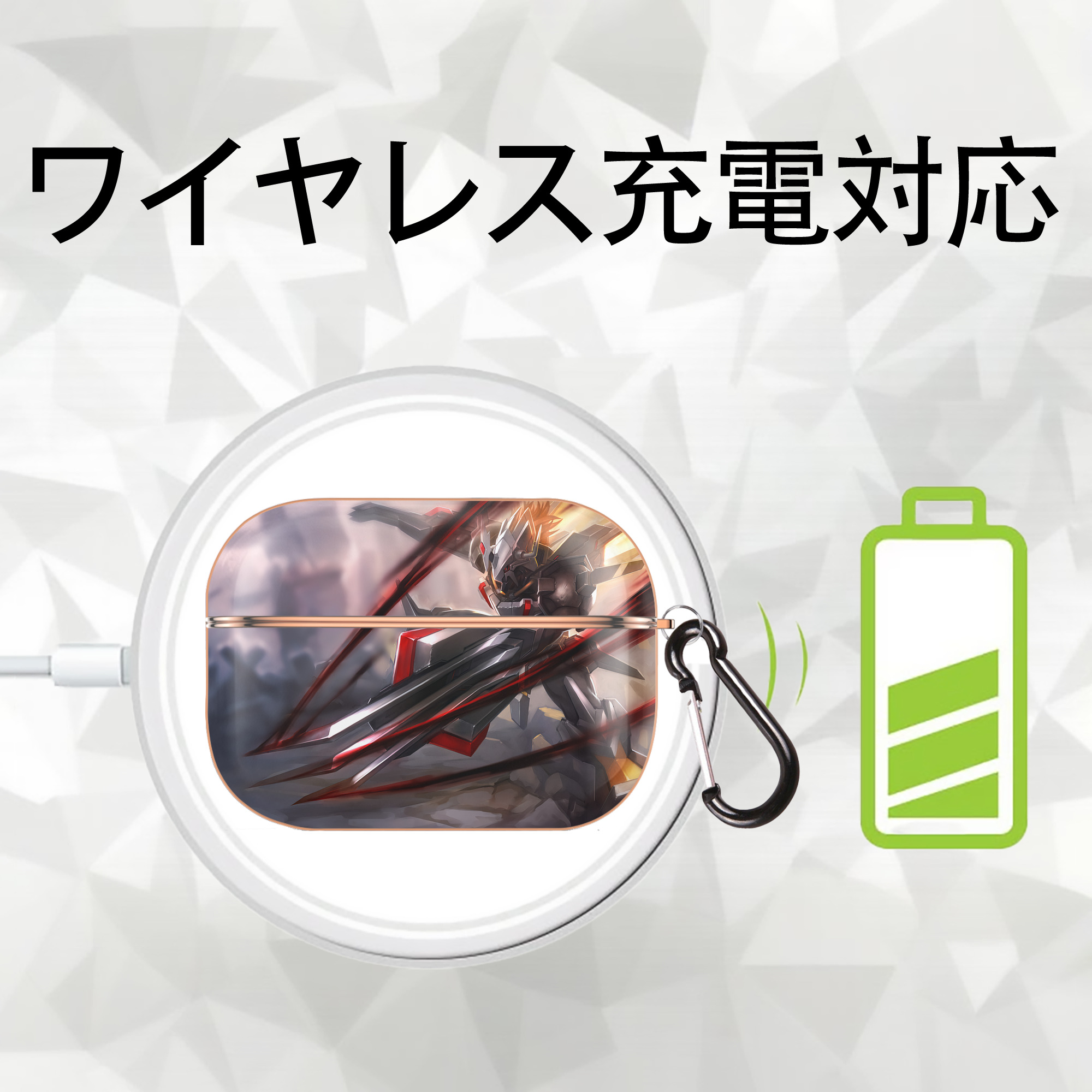 Digimon デジタルモンスター/デジモン 【AirPods Pro用】ハードシェル保護ケース｜耐衝撃・防指紋・カラビナ付き商品仕様