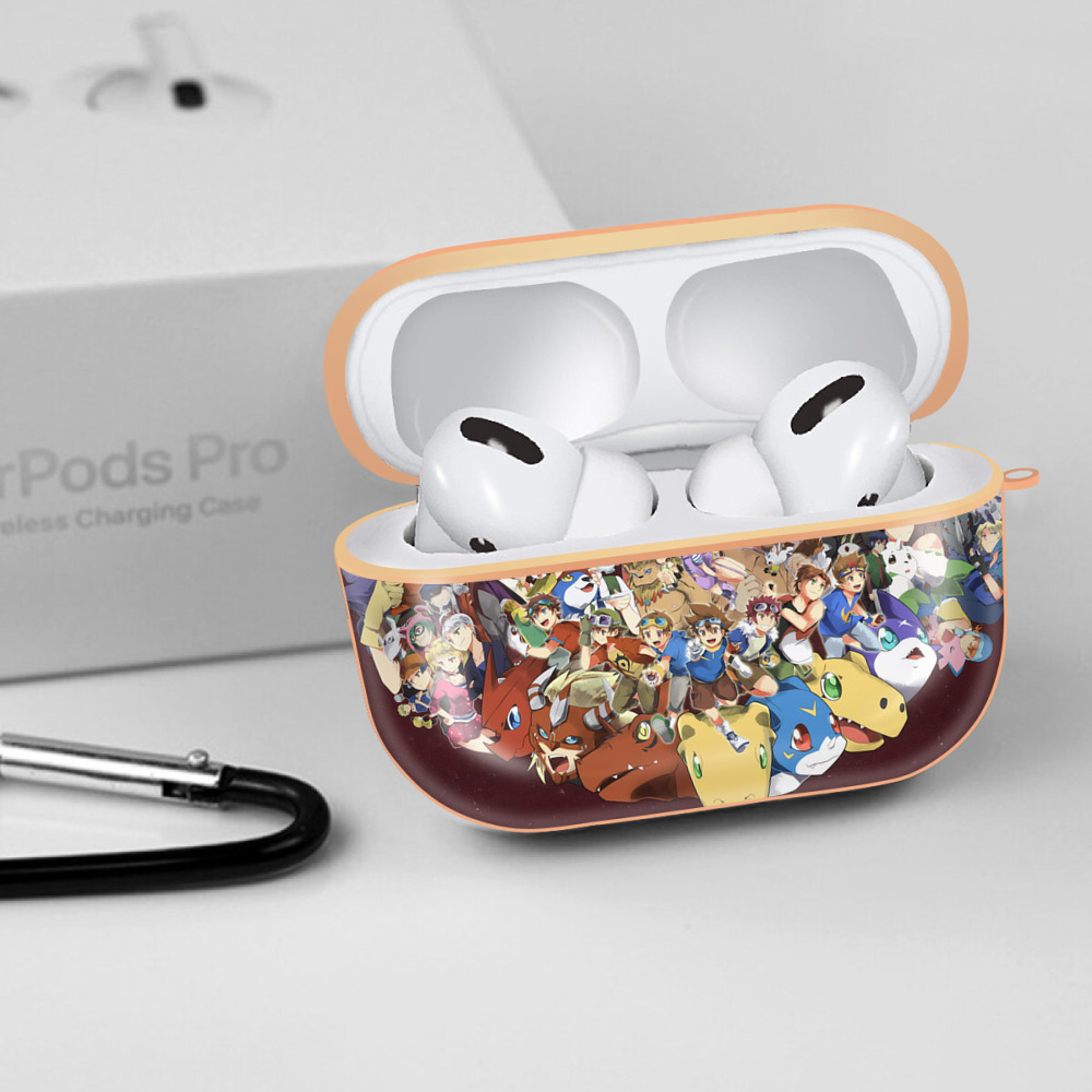 Digimon デジタルモンスター/デジモン 【AirPods Pro用】ハードシェル保護ケース｜耐衝撃・防指紋・カラビナ付き商品仕様