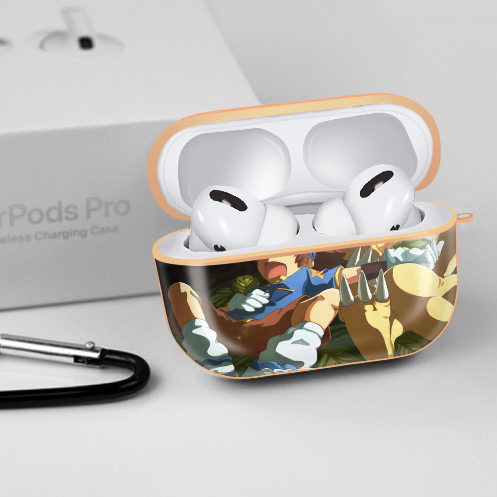 Digimon デジタルモンスター/デジモン 【AirPods Pro用】ハードシェル保護ケース｜耐衝撃・防指紋・カラビナ付き商品仕様