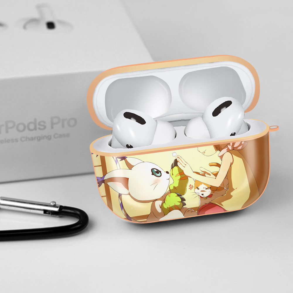 Digimon デジタルモンスター/デジモン 【AirPods Pro用】ハードシェル保護ケース｜耐衝撃・防指紋・カラビナ付き商品仕様