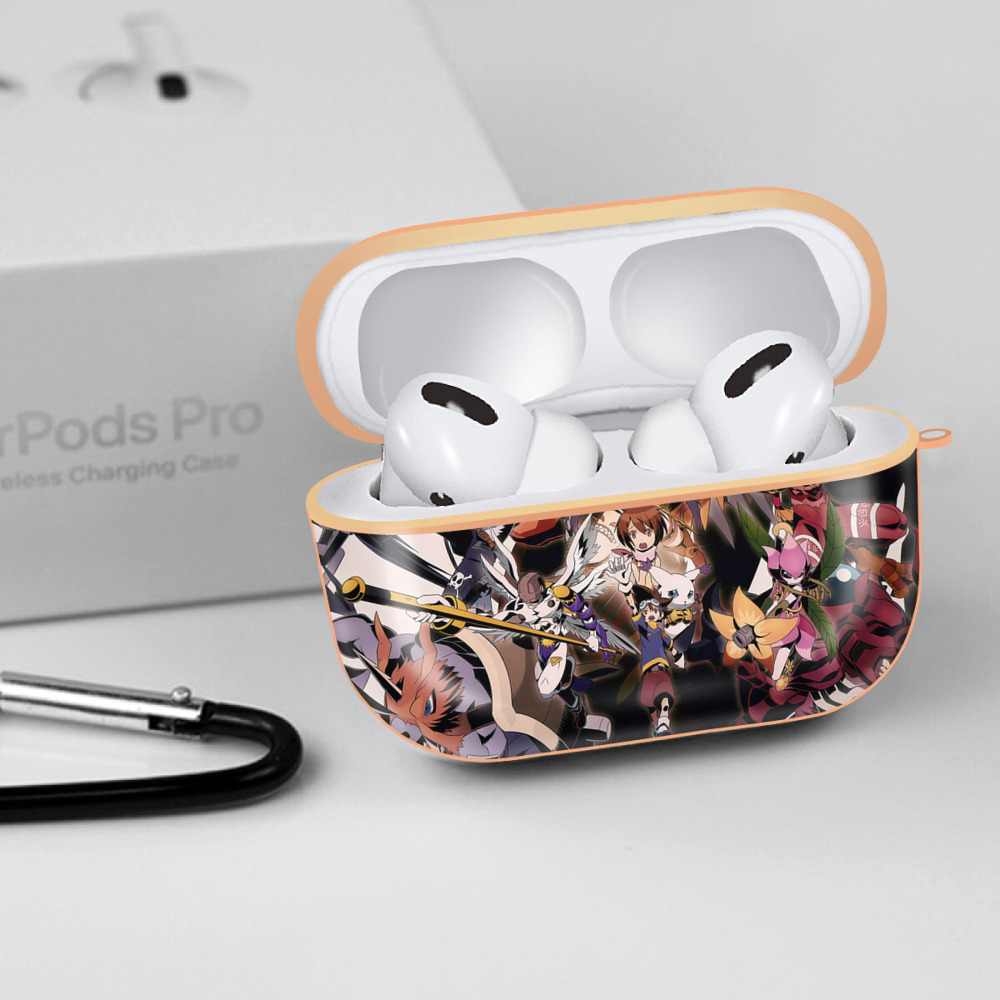 Digimon デジタルモンスター/デジモン 【AirPods Pro用】ハードシェル保護ケース｜耐衝撃・防指紋・カラビナ付き商品仕様