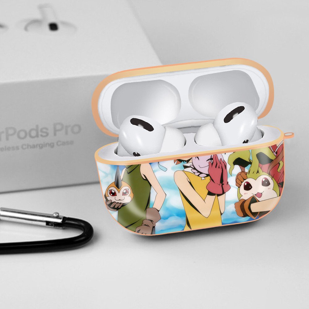Digimon デジタルモンスター/デジモン 【AirPods Pro用】ハードシェル保護ケース｜耐衝撃・防指紋・カラビナ付き商品仕様