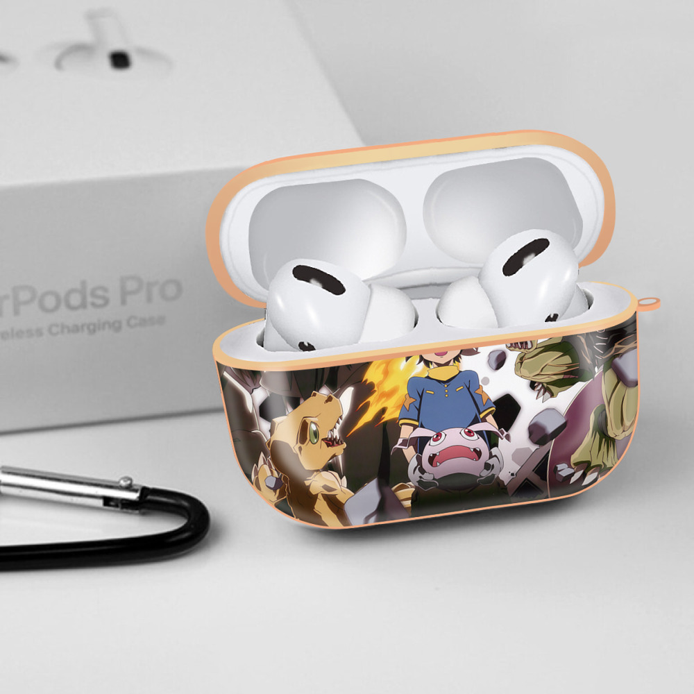 Digimon デジタルモンスター/デジモン 【AirPods Pro用】ハードシェル保護ケース｜耐衝撃・防指紋・カラビナ付き商品仕様