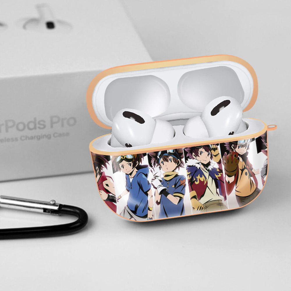 Digimon デジタルモンスター/デジモン 【AirPods Pro用】ハードシェル保護ケース｜耐衝撃・防指紋・カラビナ付き商品仕様