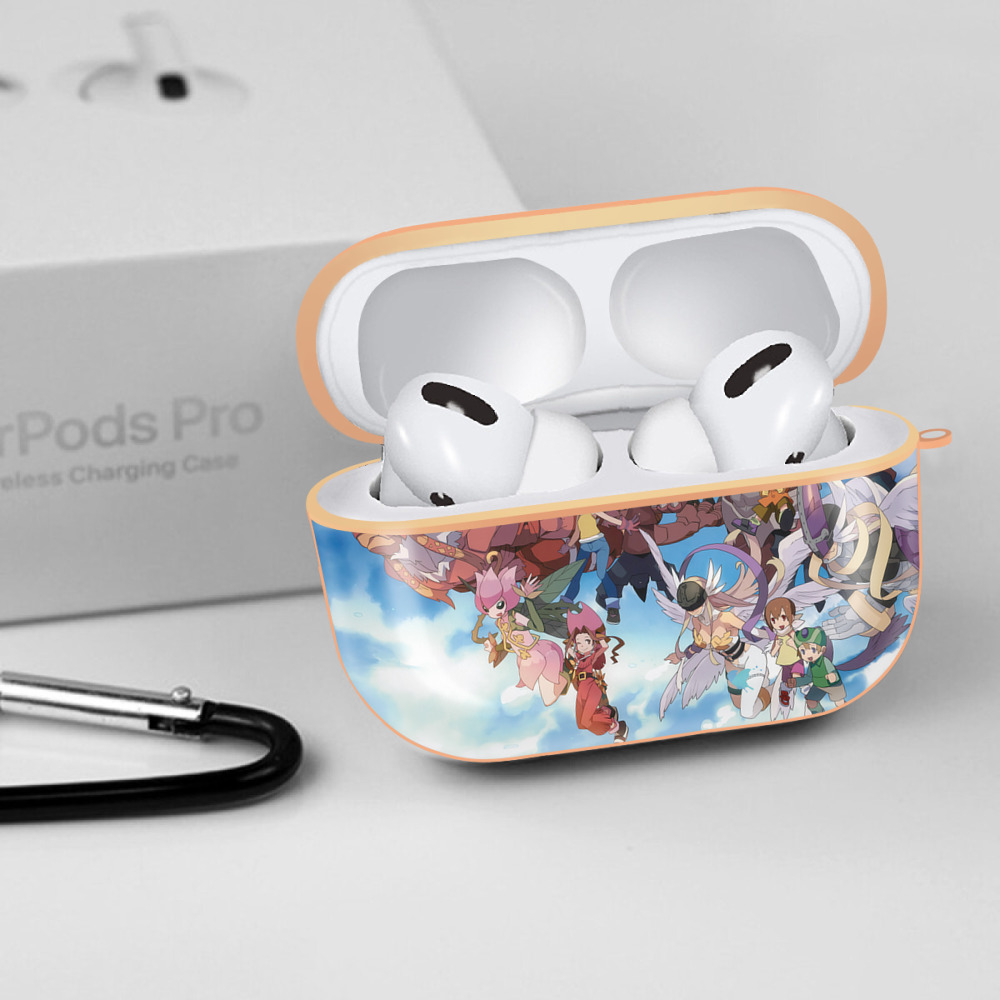 Digimon デジタルモンスター/デジモン 【AirPods Pro用】ハードシェル保護ケース｜耐衝撃・防指紋・カラビナ付き商品仕様