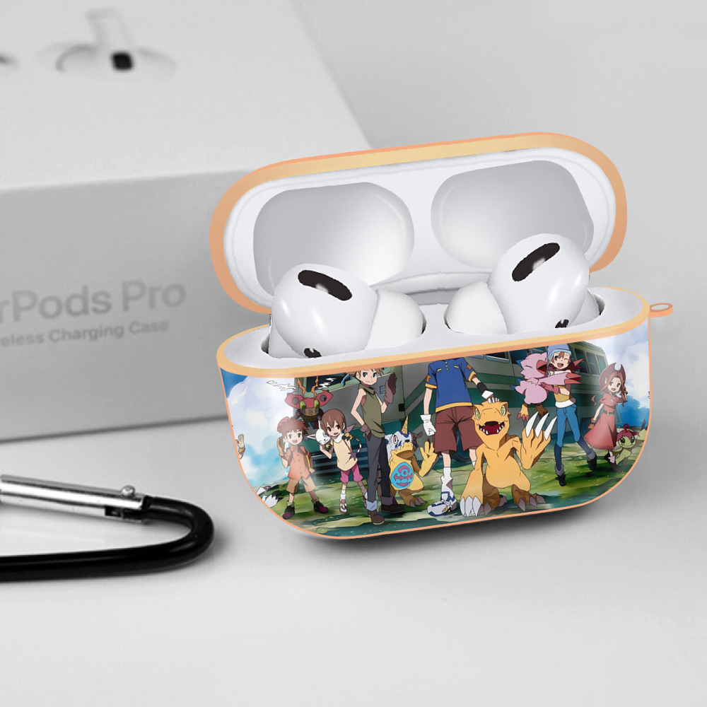 Digimon デジタルモンスター/デジモン 【AirPods Pro用】ハードシェル保護ケース｜耐衝撃・防指紋・カラビナ付き商品仕様