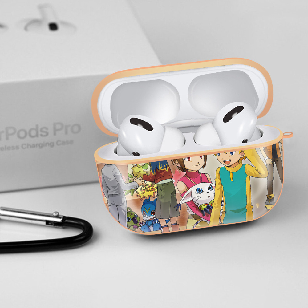 Digimon デジタルモンスター/デジモン 【AirPods Pro用】ハードシェル保護ケース｜耐衝撃・防指紋・カラビナ付き商品仕様