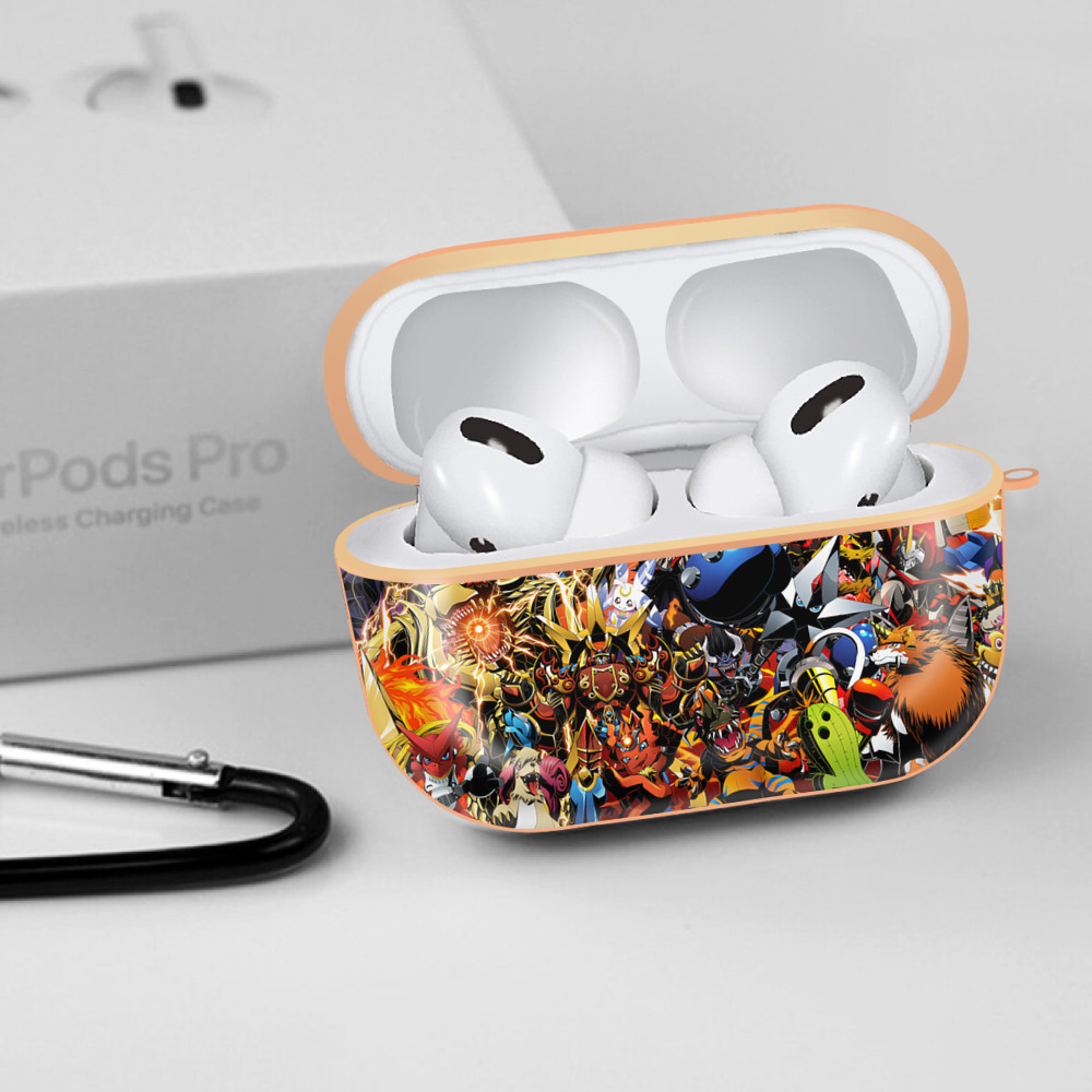 Digimon デジタルモンスター/デジモン 【AirPods Pro用】ハードシェル保護ケース｜耐衝撃・防指紋・カラビナ付き商品仕様