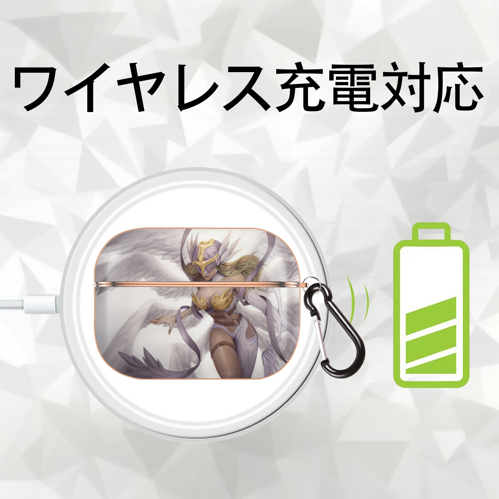Digimon デジタルモンスター/デジモン 【AirPods Pro用】ハードシェル保護ケース｜耐衝撃・防指紋・カラビナ付き商品仕様
