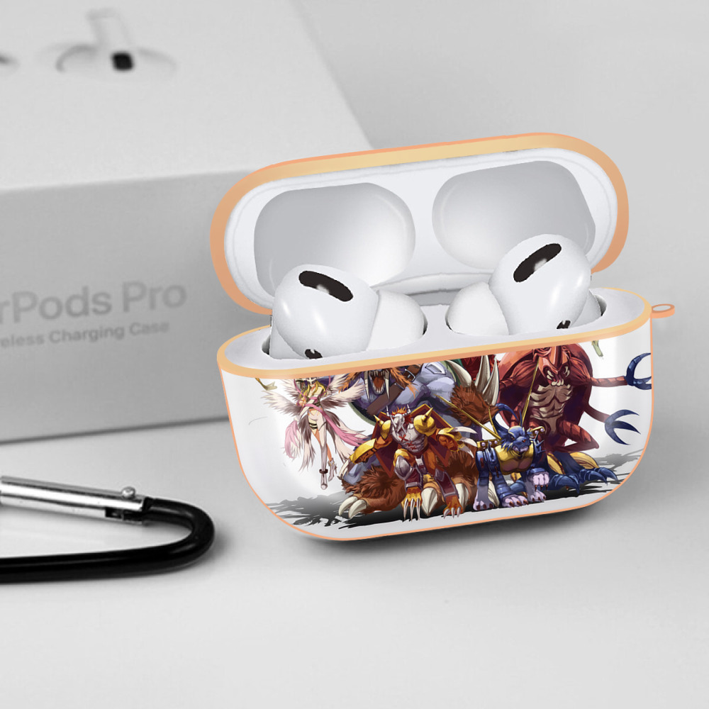 Digimon デジタルモンスター/デジモン 【AirPods Pro用】ハードシェル保護ケース｜耐衝撃・防指紋・カラビナ付き商品仕様